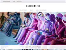 Tablet Screenshot of mobile.emiliopucci.com