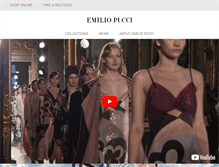 Tablet Screenshot of emiliopucci.com